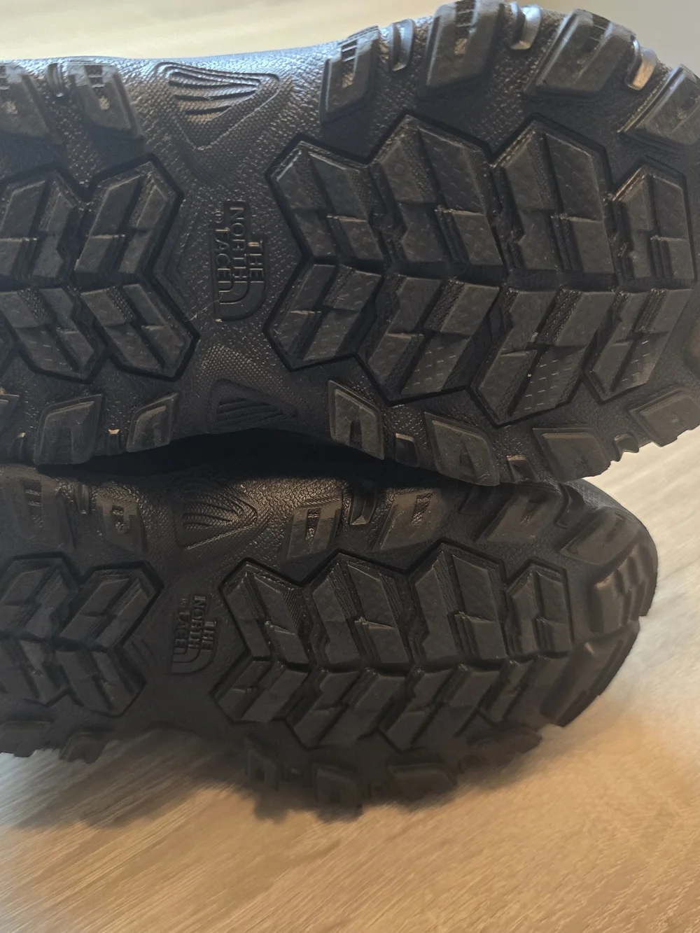 The North Face Kids Brown and Red Waterproof Snow Boots